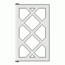 Part 2529 White Window 1 x 2 x 3 Pane Lattice
